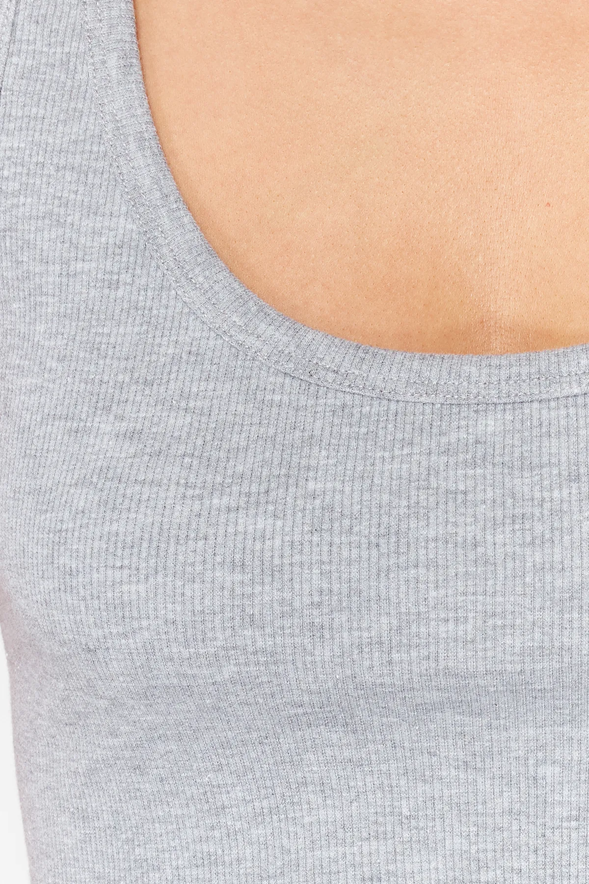 Trendyol Collection  Unterhemd - Grau - Slim Fit
