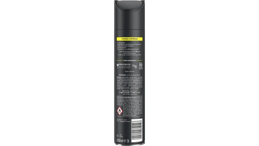 TAFT Haarspray Power Express 250 ml Haltegrad 5 - sehr starker Halt 250 ml
