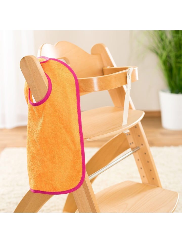 Wörner 2er Set Riesen-Lätzchen mit Druckknöpfen - Dahlie Rosenpink in rosa,gelb günstig kaufen onesize