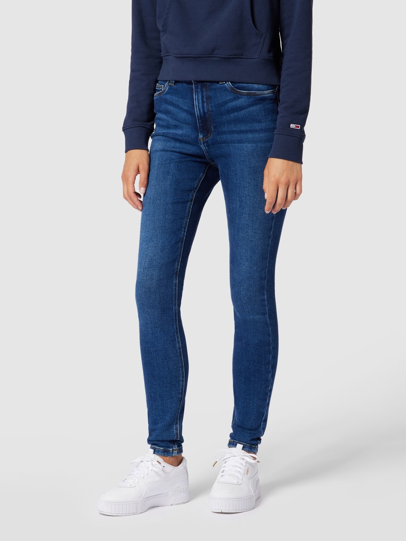 Skinny Fit Jeans aus Bio-Baumwolle Modell 'Callie' in jeans