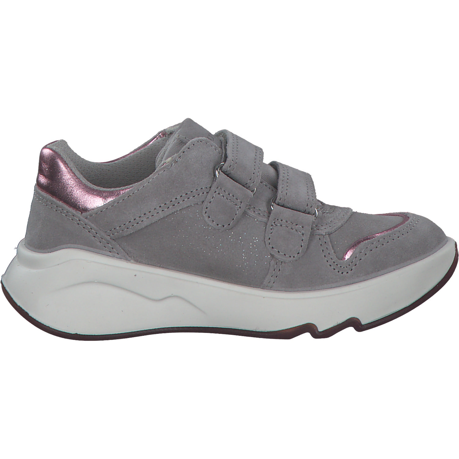 Superfit MELODY 000630, Halbschuhe (Kinder), Kinder, HELLGRAU/ROSA