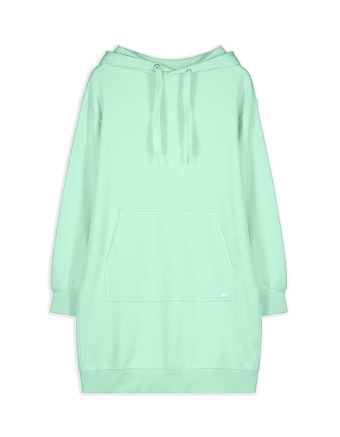 Kleid - Kapuze mit Tunnelzug