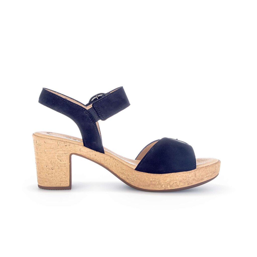 Gabor fashion Plateau Sandale blau