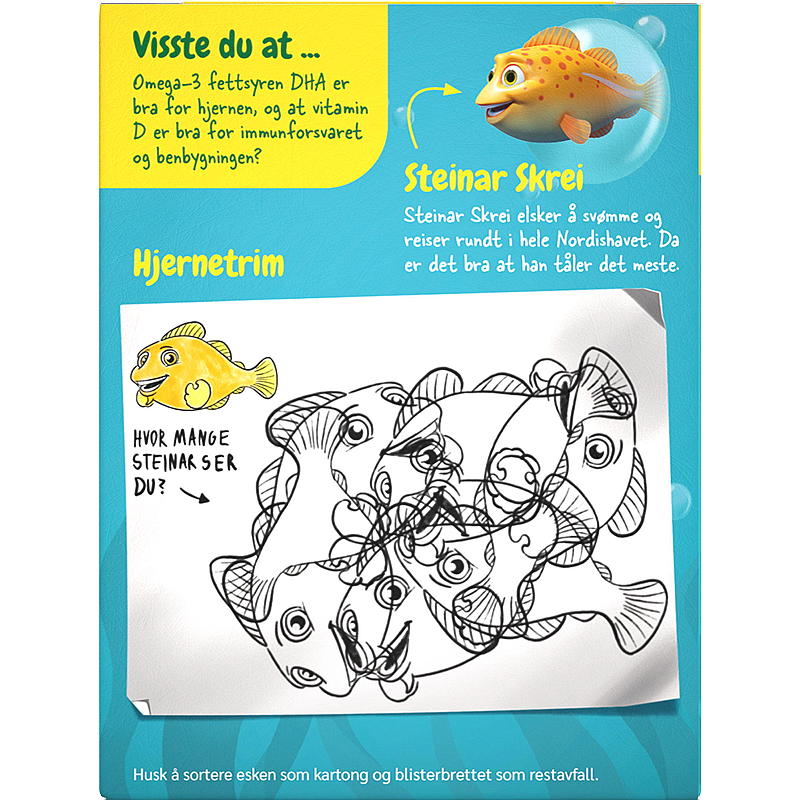 Möller's Möller`s Omega -3 45 stk fisk frukt