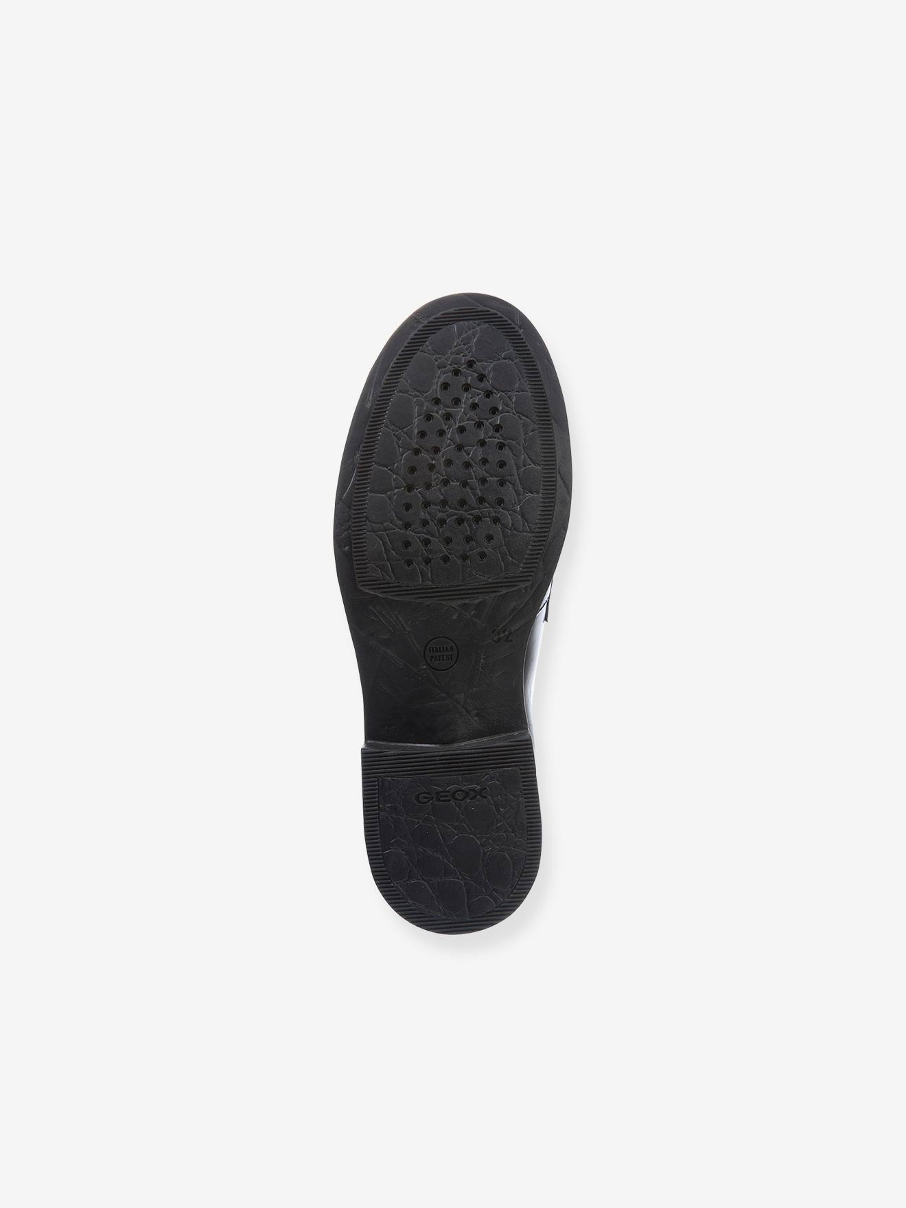 Mocassins en cuir enfant JR Agata GEOX® noir