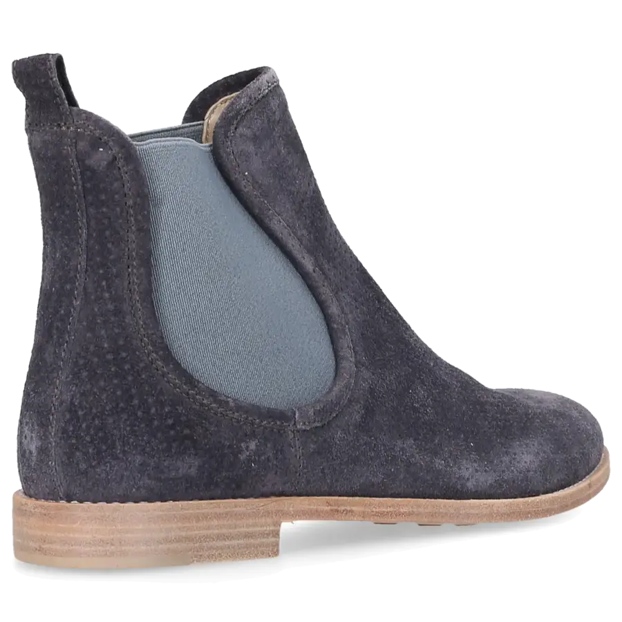 AGL Attilio Giusti Leombruni - Chelsea Boots D706504 Veloursleder - blau