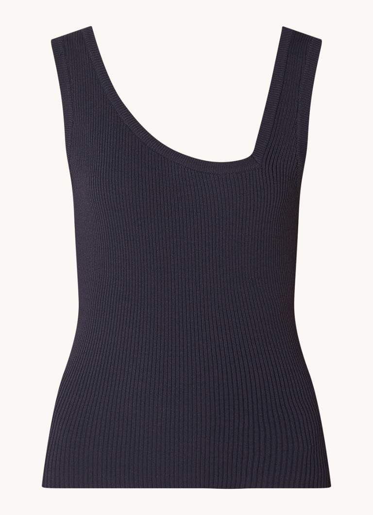Fifth House Jane ribgebreide tanktop met ruožas