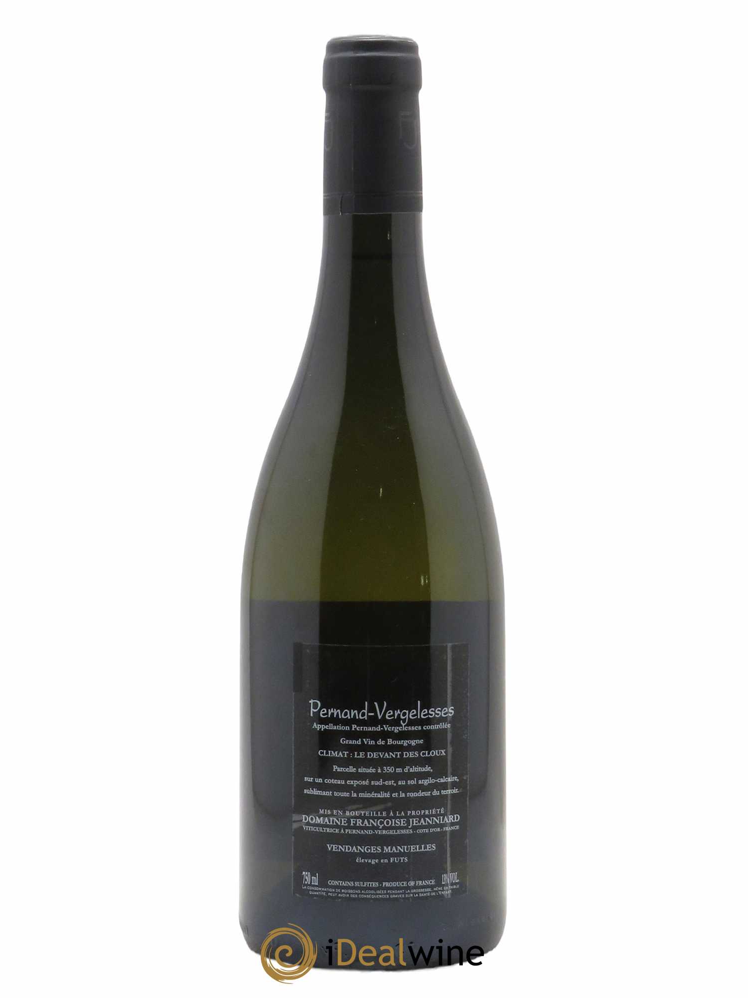 Pernand-Vergelesses Cuvée Alexandra Le Devant des Cloux Jeanniard  2020 - Lot de 1 Bouteille