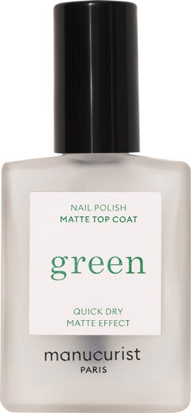 MANUCURIST Green Matte Top Coat Nagellack