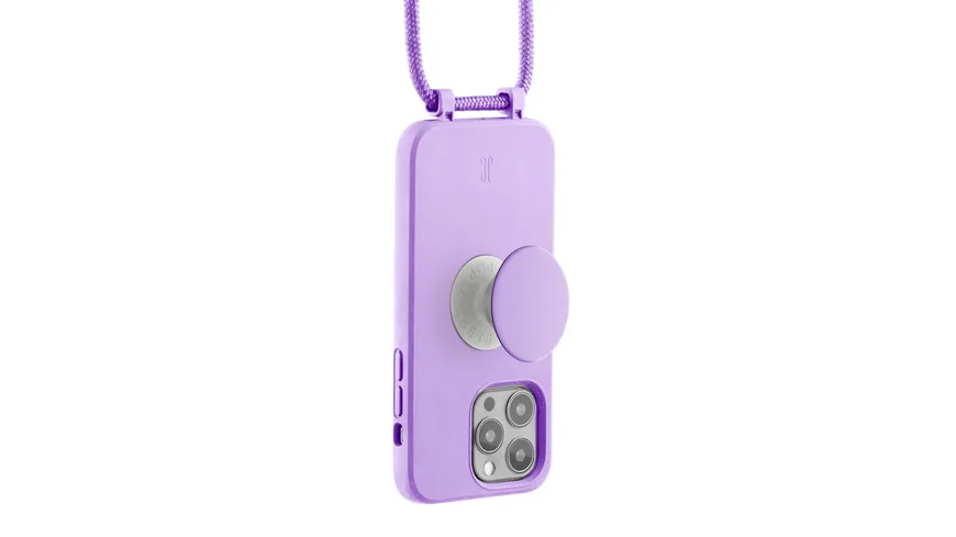 Just Elegance + PopSockets Case f. iPhone 14 Pro (6.1'') Lavendel