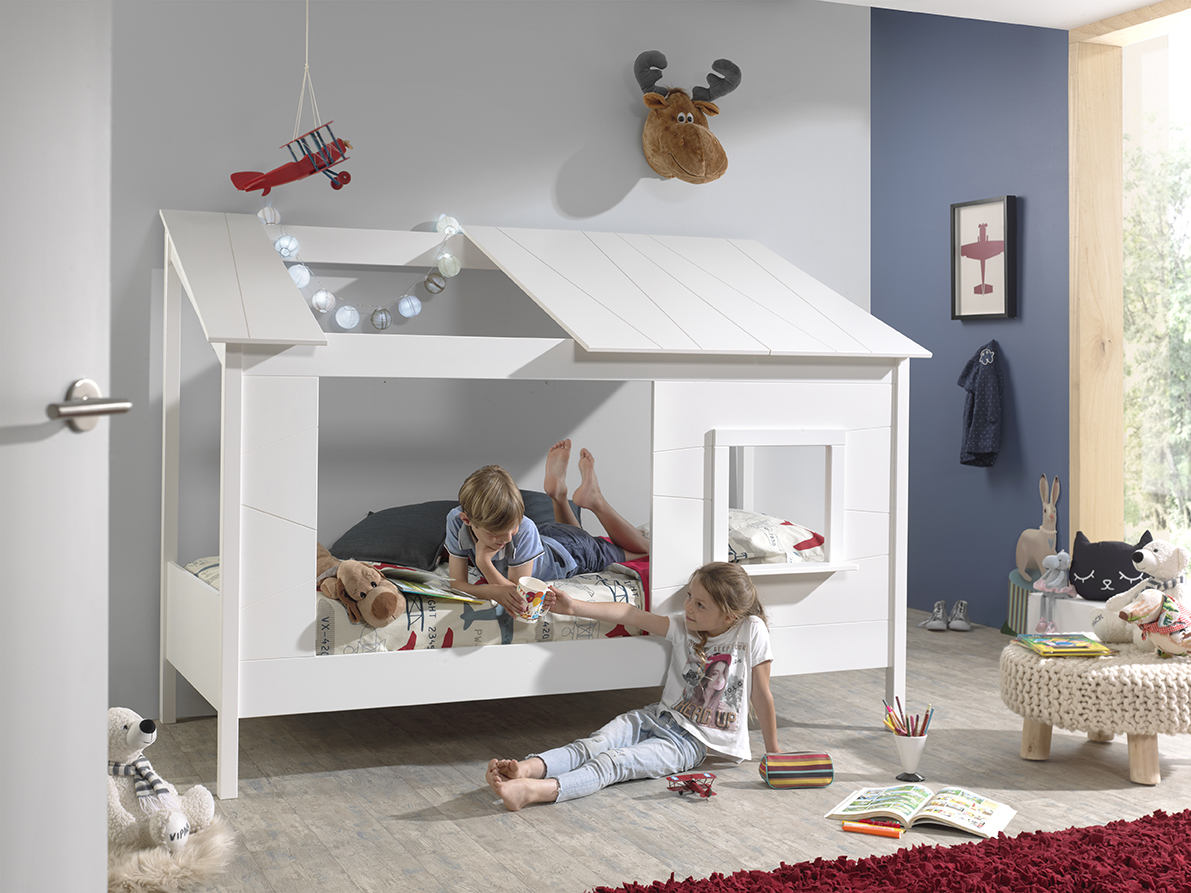 VIPACK Baumhaus Bett 90 x 200 cm Liegefläche