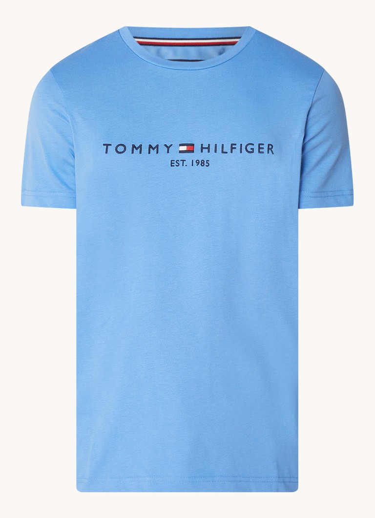Tricou Tommy Hilfiger cu logo brodat