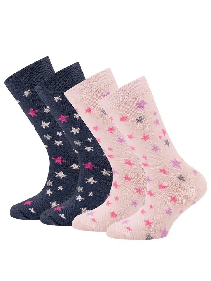 ewers 4er-Set Socken Sterne allover 4er-Set in tinte-rosa günstig kaufen