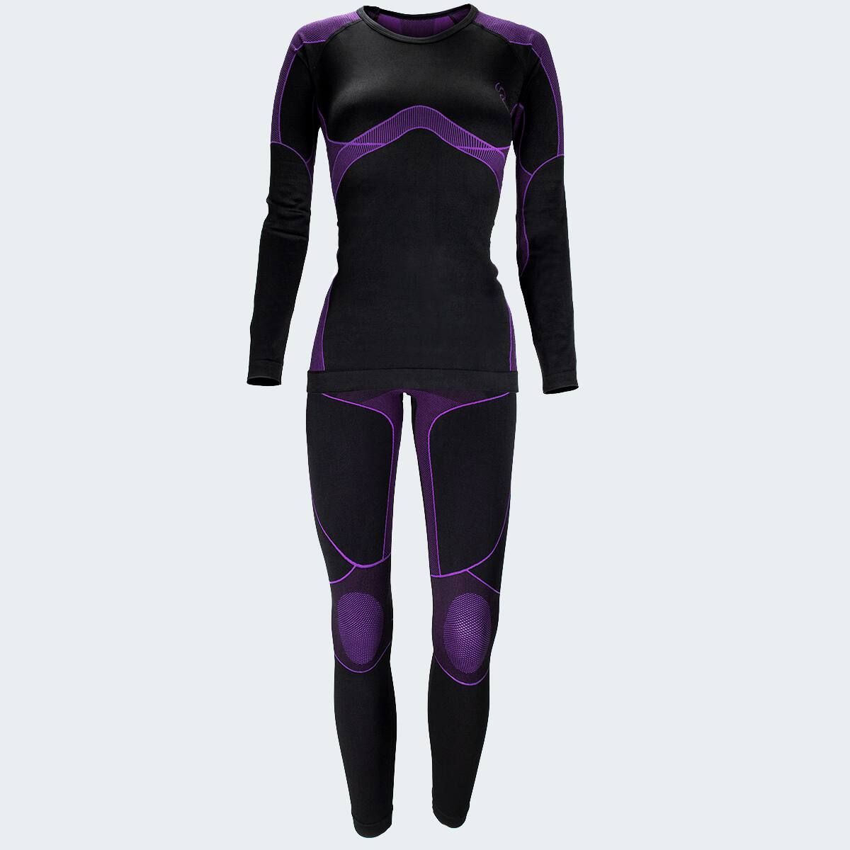 Black Snake Lilac Damen Funktionsunterwäsche Set