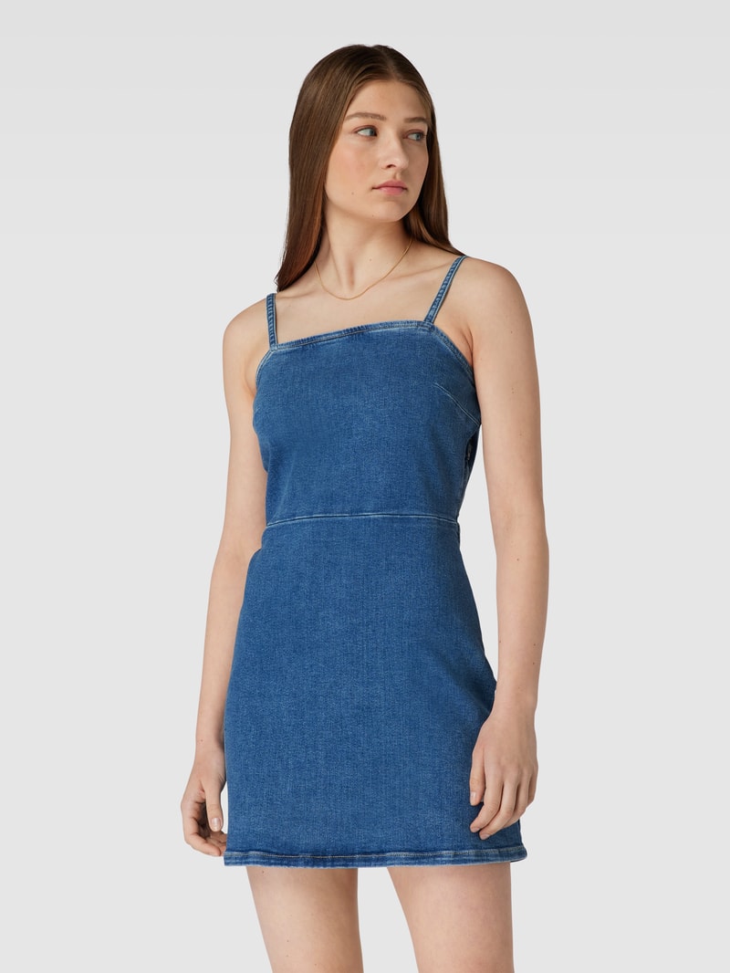Minikleid im Denim-Look in jeans