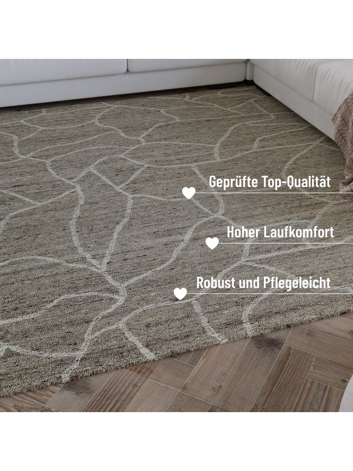 Wecon Home Läufer Hamptons FORTYONE in taupe meliert günstig kaufen