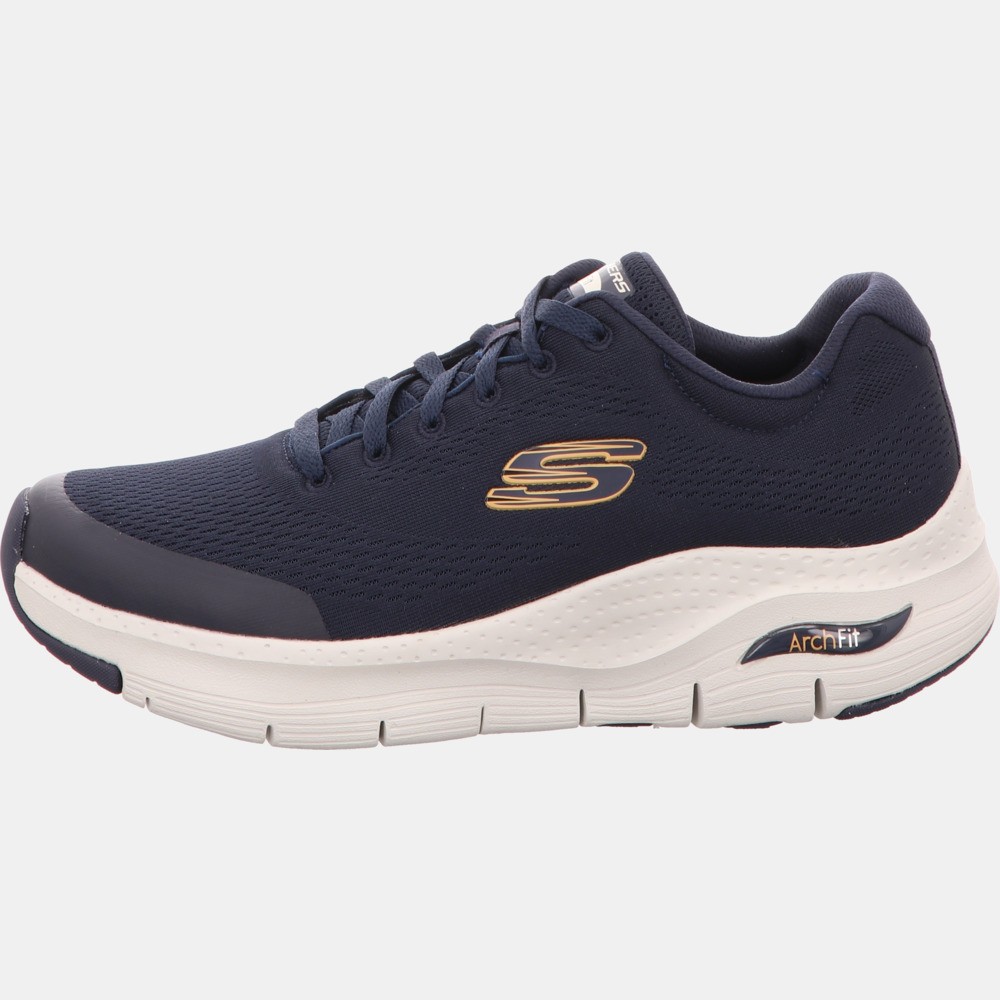 SKECHERS Freizeit Schnürer blau Arch Fit