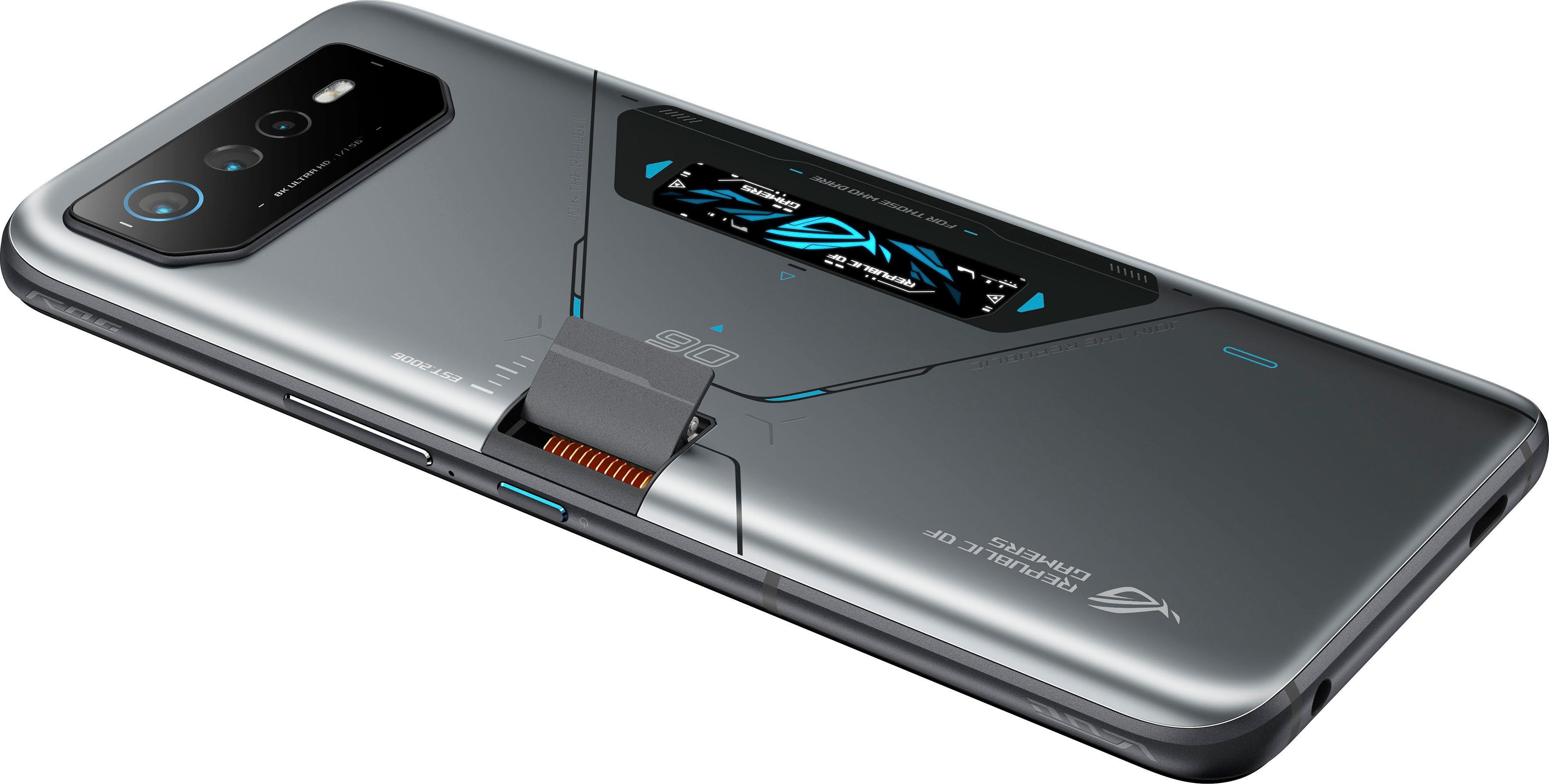 Asus ROG Phone 6D Ultimate Smartphone (17,22 cm/6,78 Zoll, 512 GB Speicherplatz, 50 MP Kamera)