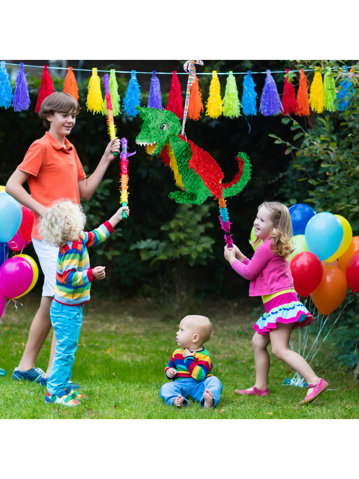 relaxdays Pinata Drache in Bunt günstig kaufen onesize