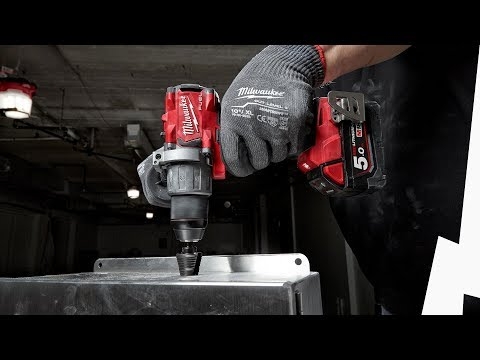 Milwaukee 4933480873 M18 FPP2A3-502X Powerpack 18V 5,0Ah Li-Ion - M18FPD3 Schlagbohrmaschine + M18FID3 Schlagschrauber im Koffer 4933480873