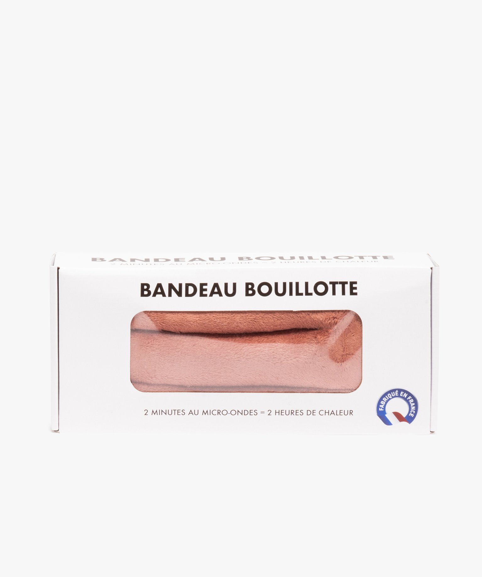 Bandeau bouillotte à chauffer au micro-ondes rose fonce | GEMO