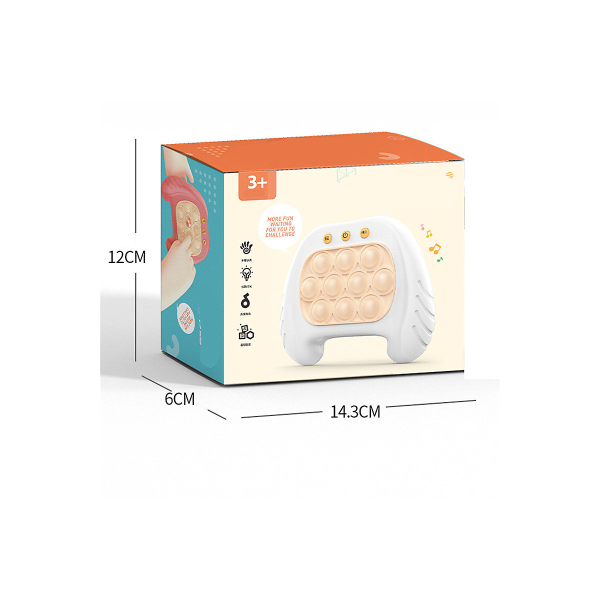 Kinder Puzzle Musik Spielmaschine Handheld-Spielmaschine gopher Kinder-Memory-Spiel