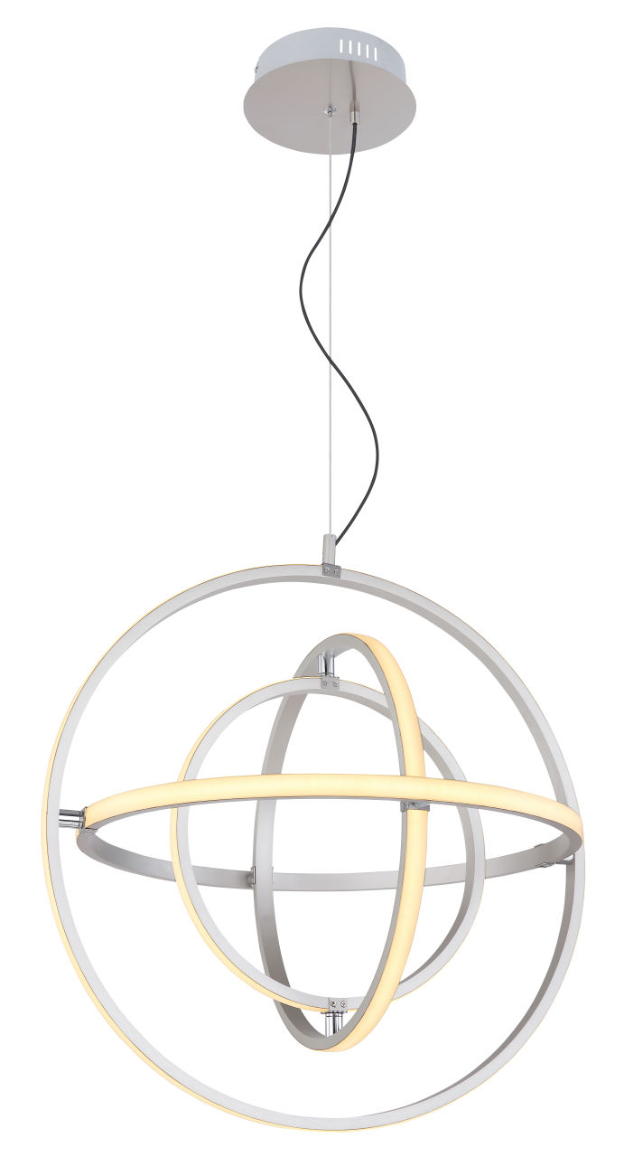 Globo Lighting - KURUS - Hängeleuchte Metall Nickel matt, LED