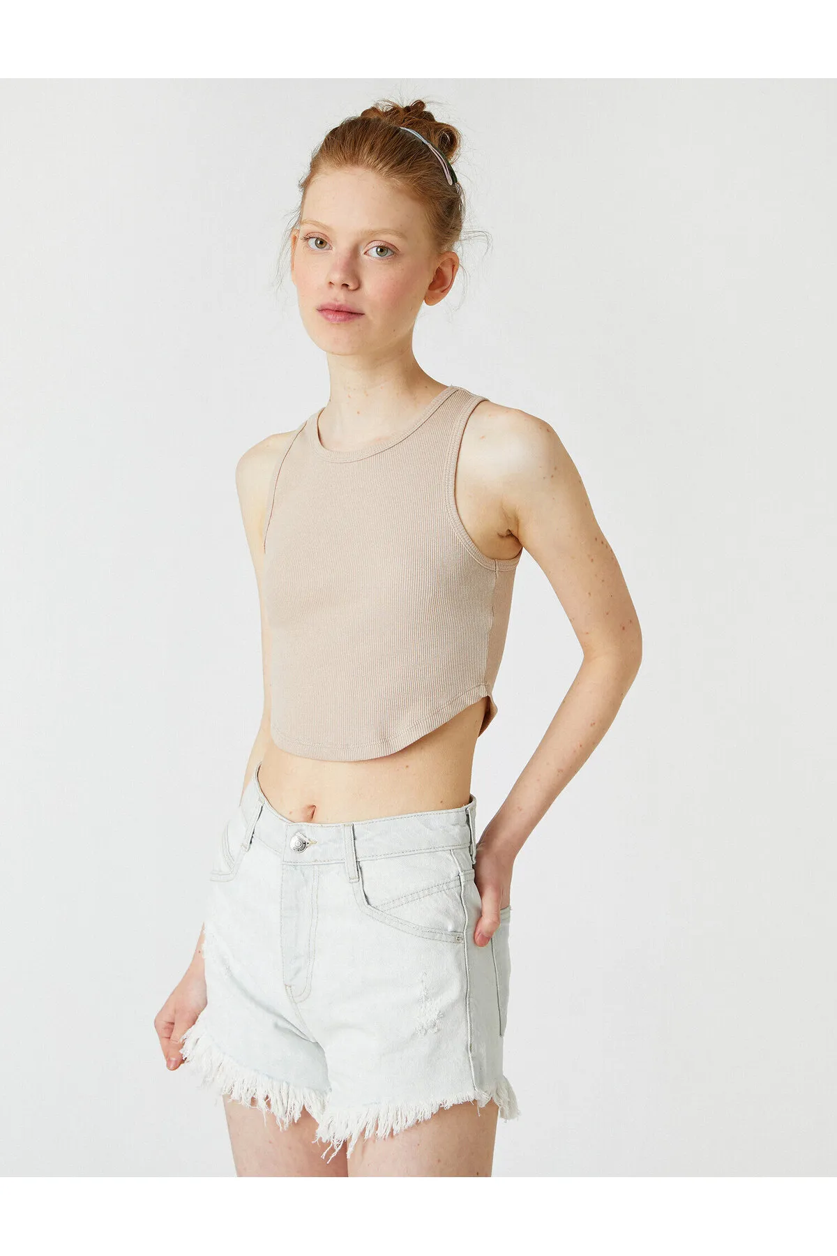 Koton  Neckholder-Crop-Sportler