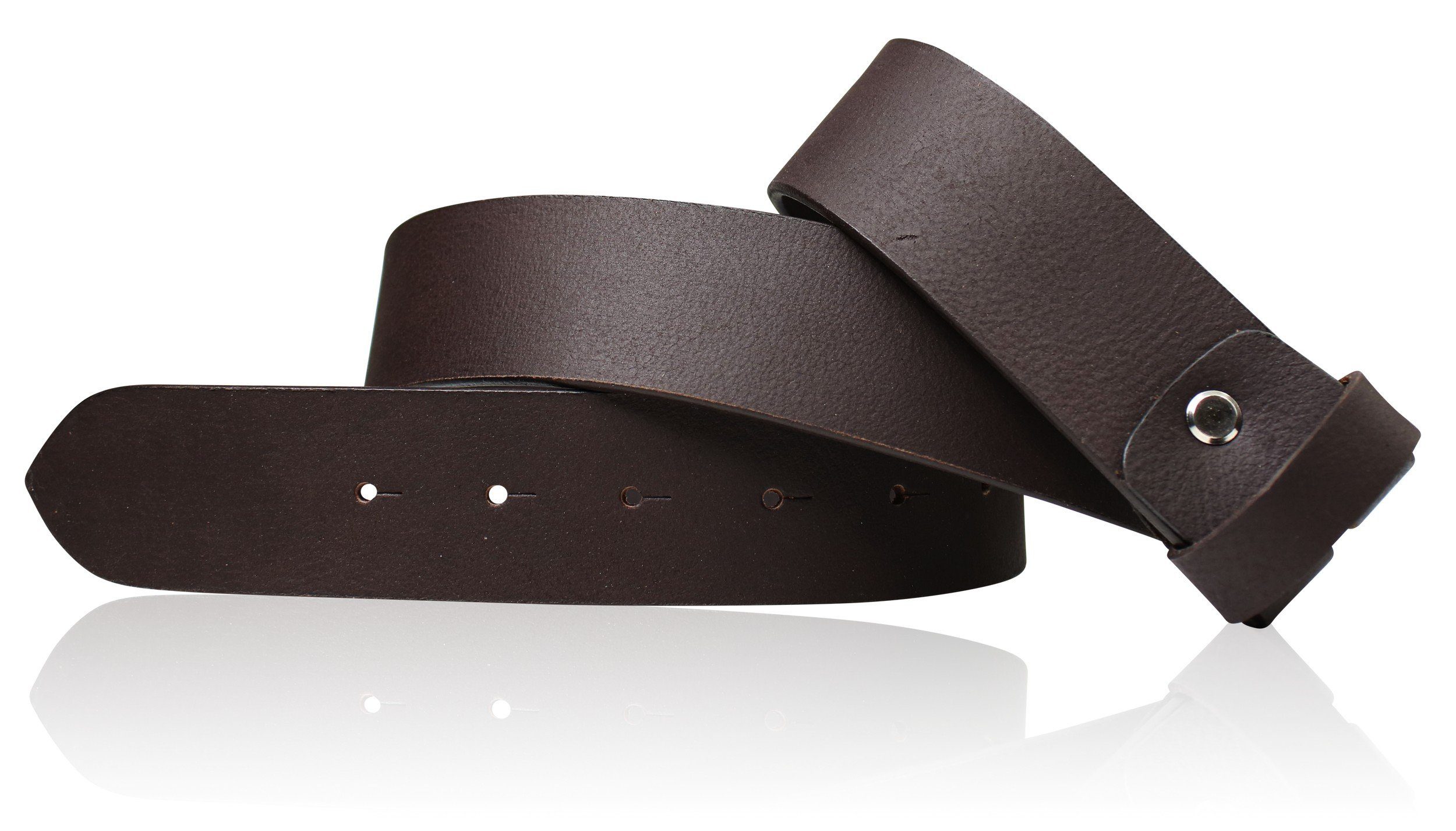 FRONHOFER Gürtelschnalle 17532 Wechselgürtel 4cm Gürtel ohne Schnalle Schraube, große Gürtel Größen