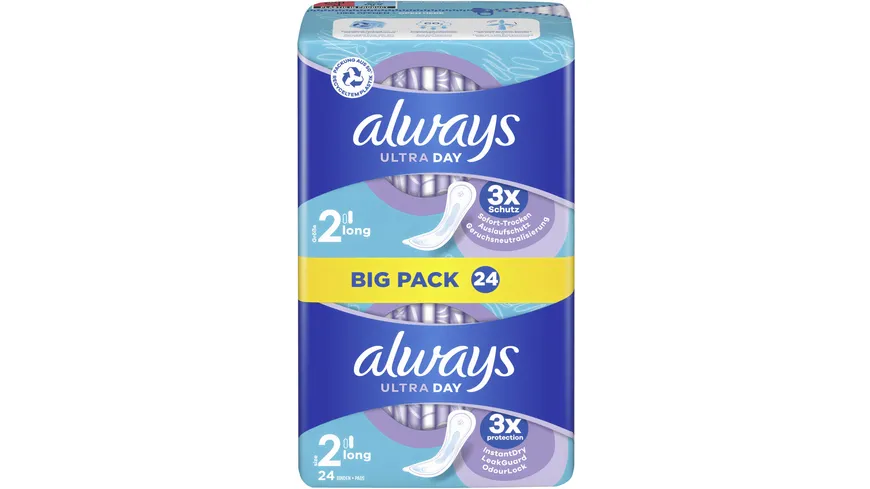 Always ULTRA Damenbinden Long BigPack 24 Stück