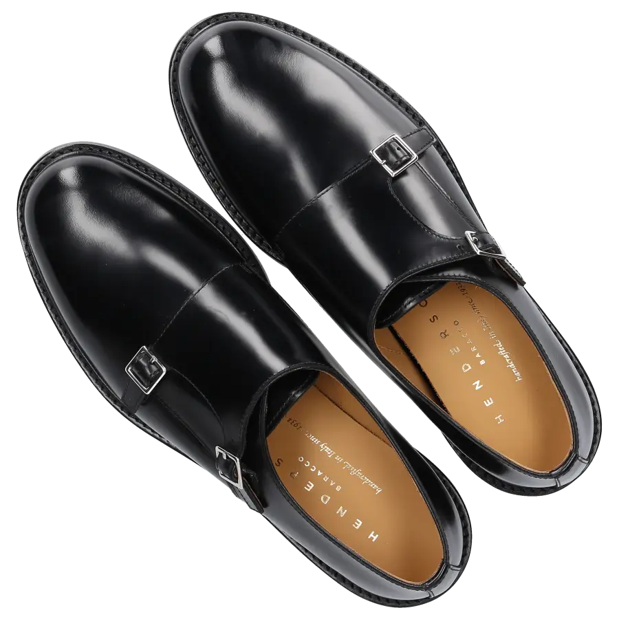 Henderson - Monk Schuhe CAREN Kalbsleder - schwarz