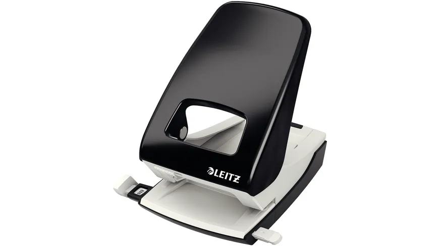 LEITZ NeXXt Bürolocher 5138, schwarz, 40 Blatt schwarz