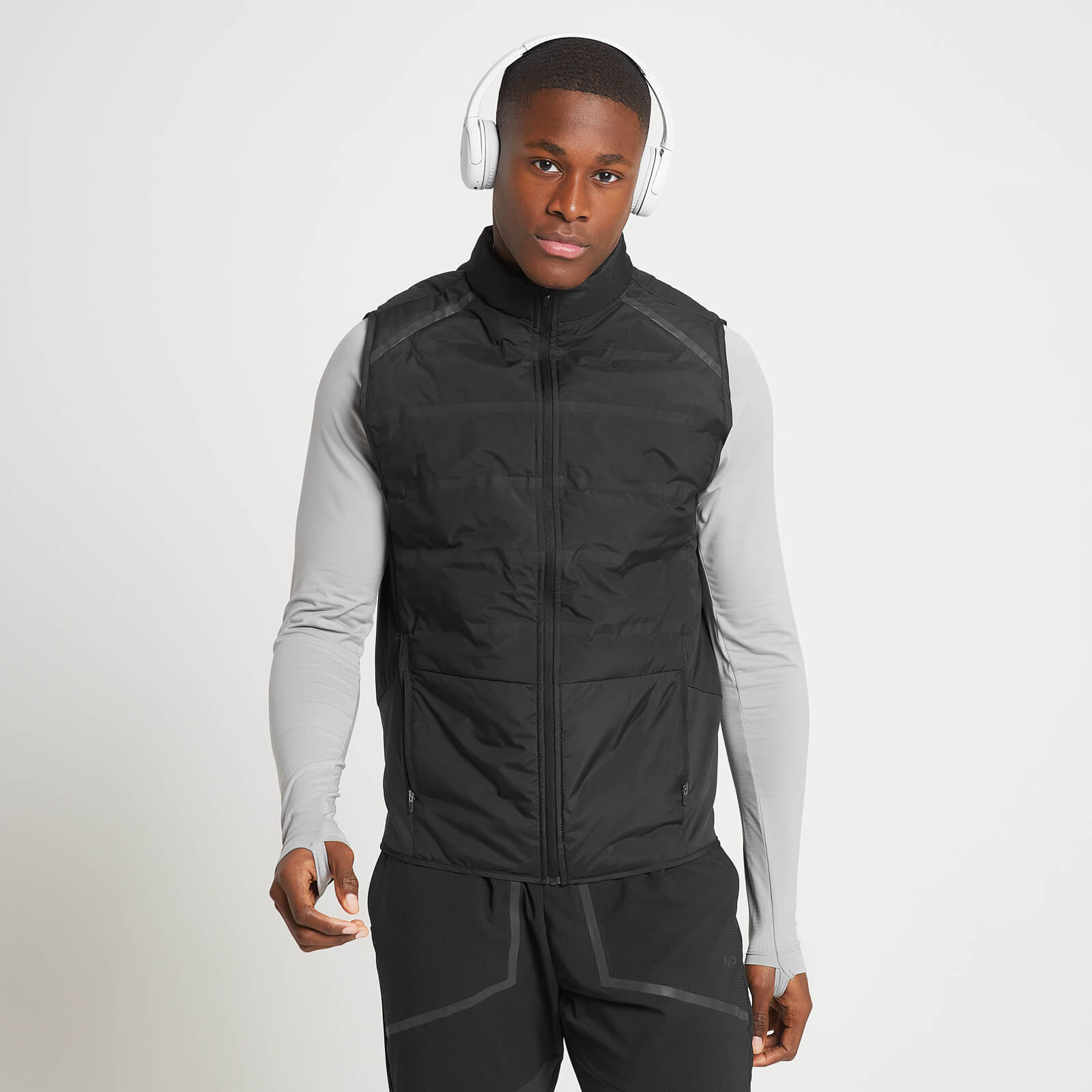 Doudoune sans manches MP Velocity Ultra pour hommes – Noir