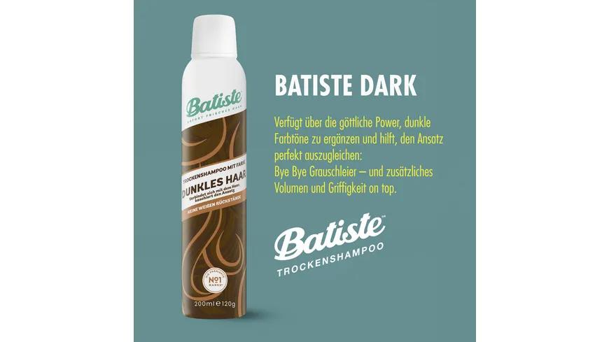 Batiste Dry Shampoo Dunkel 200 ml