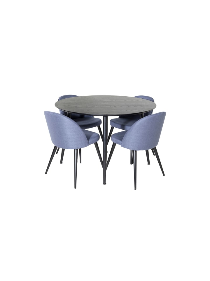 ebuy24 Essgruppe Dipp 1 (5-teilig) Blau 115 x 115 cm günstig kaufen onesize