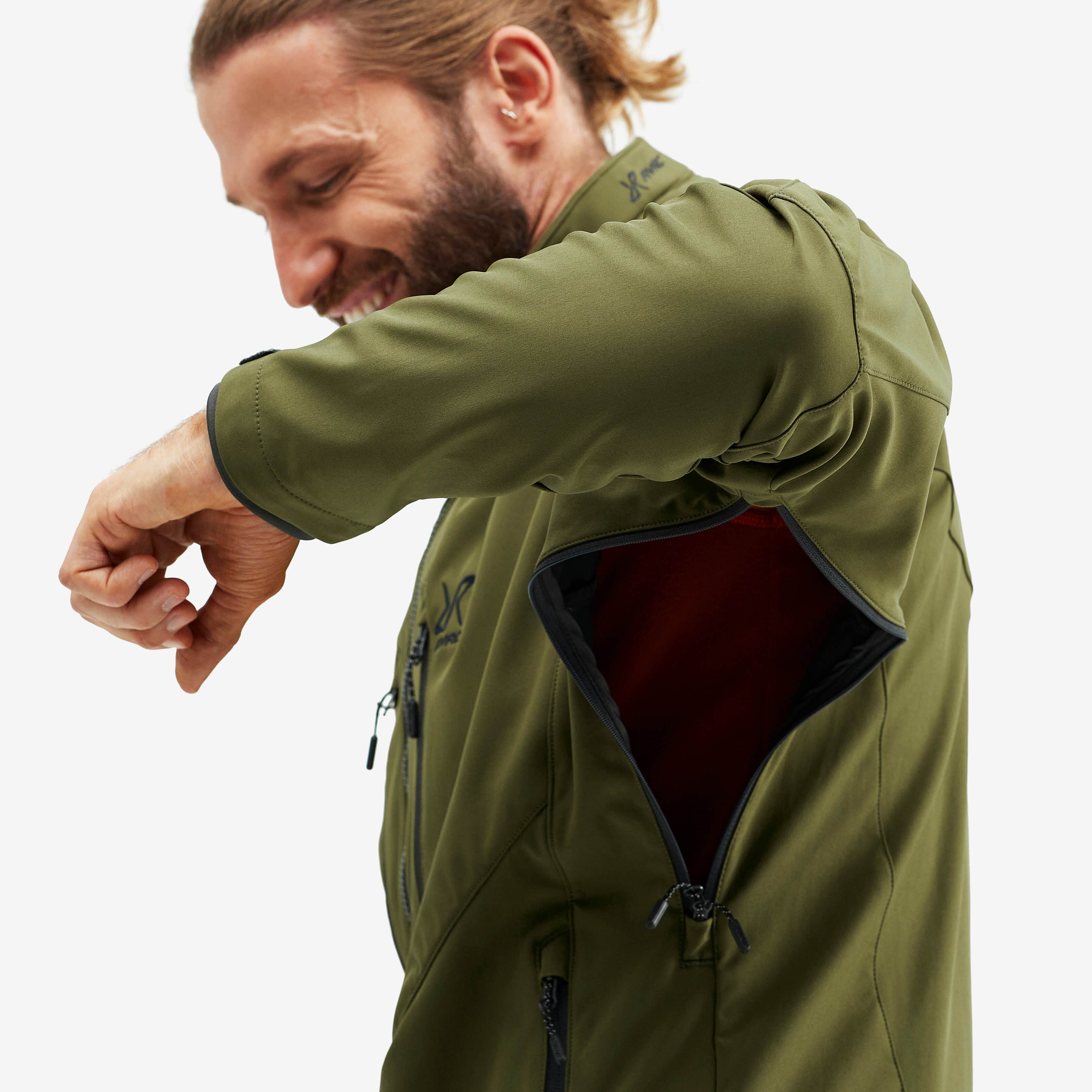 Trail Jacket Homme Dark Olive