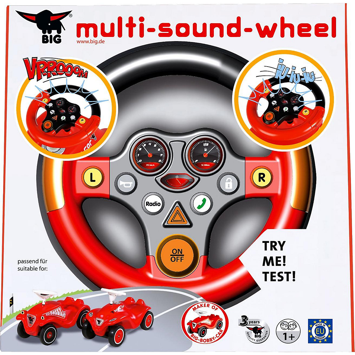 BIG Zubehör - Lenkrad Multi-Sound-Wheel