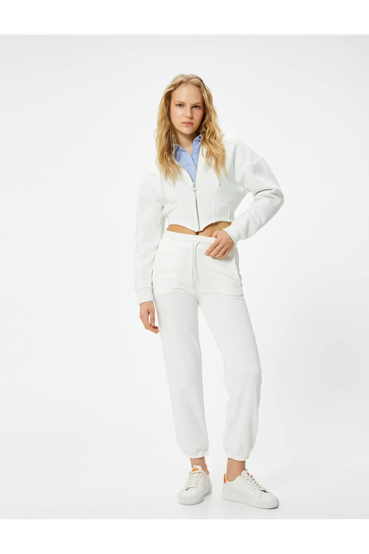 Koton  Jogger-Jogginghose mit elastischem Bund und Taschen