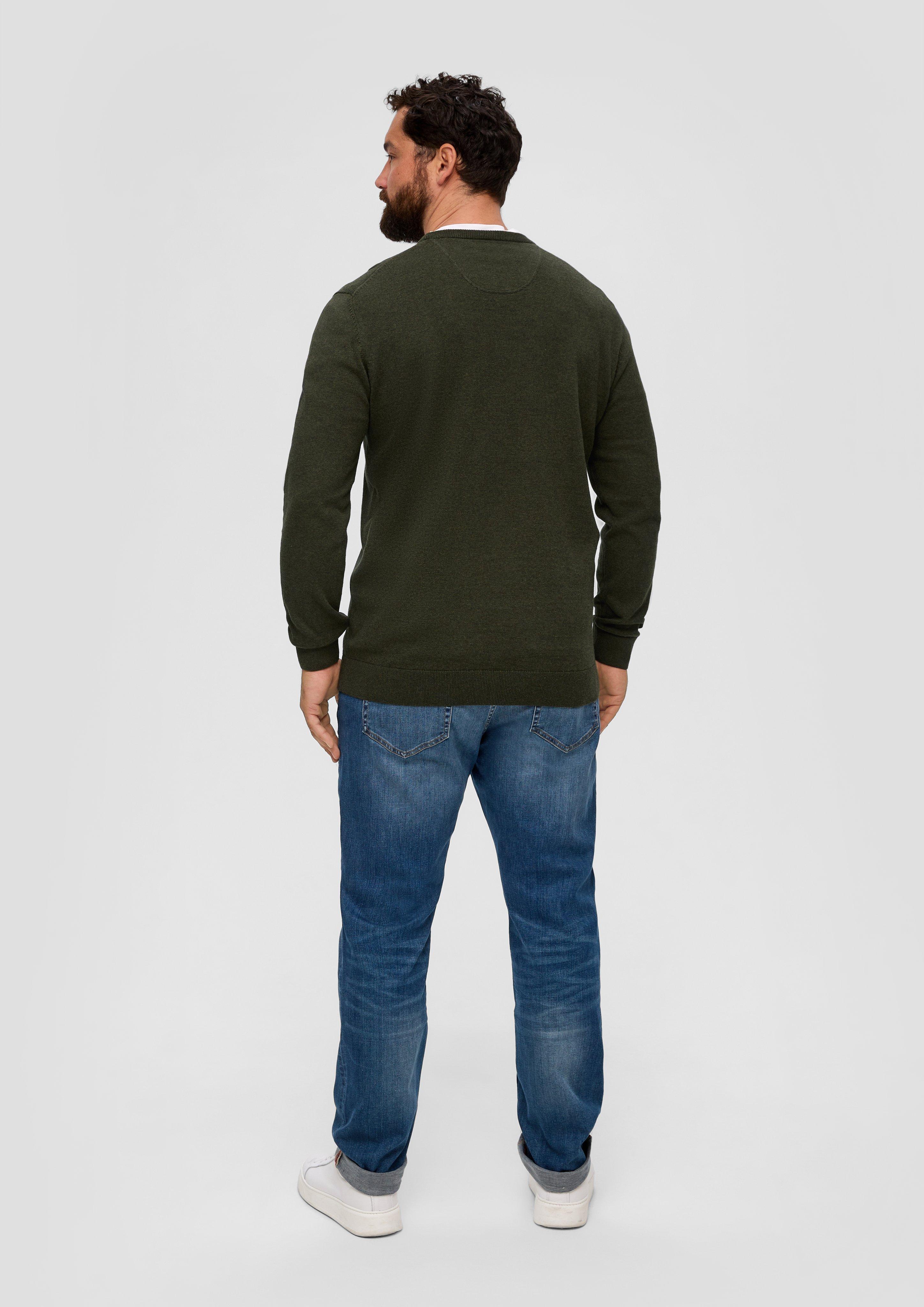 Strickpullover mit Logo-Stickerei  2148210-79W0
