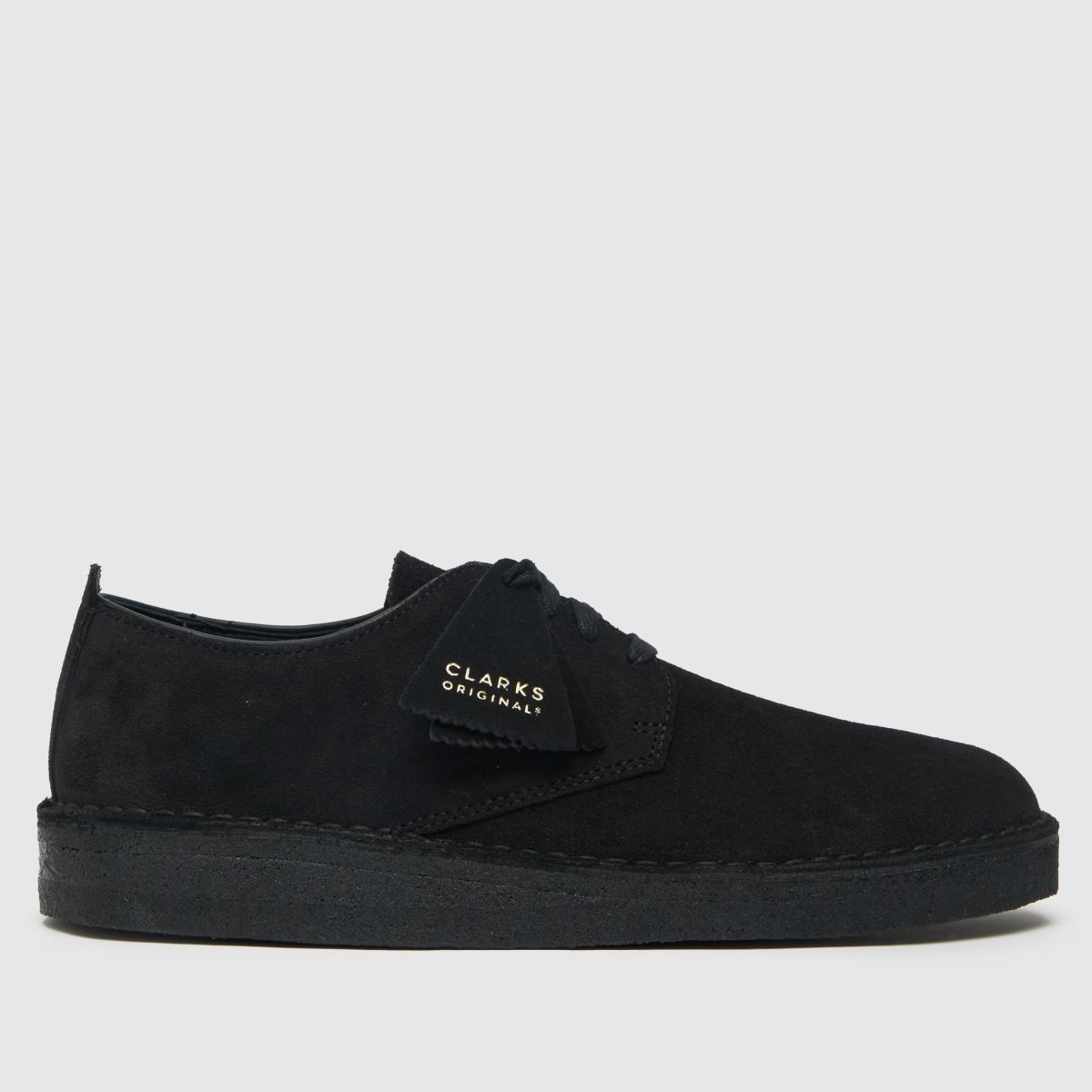 Clarks Originals – Svarta, kolsvarta London-skor