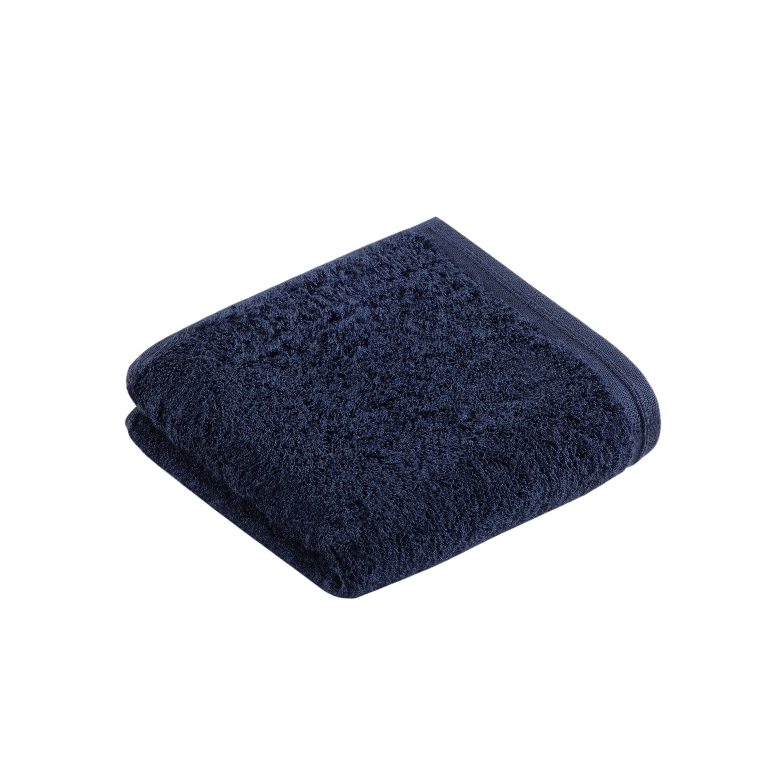 VOSSENGästetuch marine blau