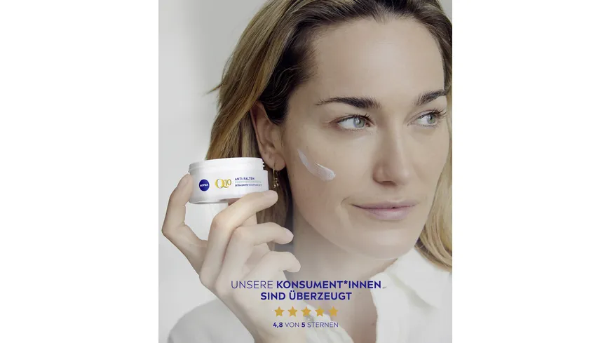 NIVEA Q10 Anti-Falten Porenverfeinerung Extra Leichte Tagespflege LSF15 50 ml