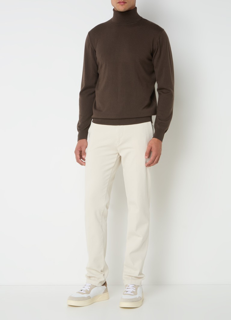 Pantaloni chino slim fit Boggi Milano cu buzunare interioare