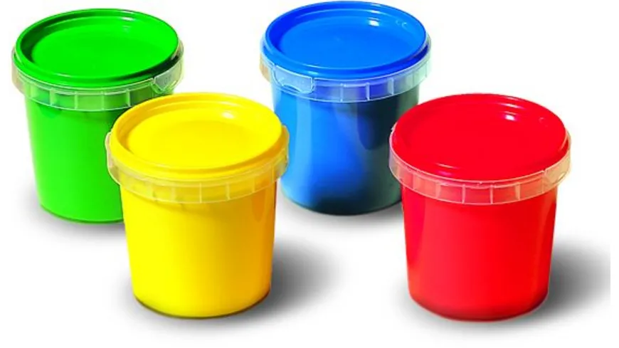 SES Creative - Fingerfarbe 4 Farben je 150ml 580 ml