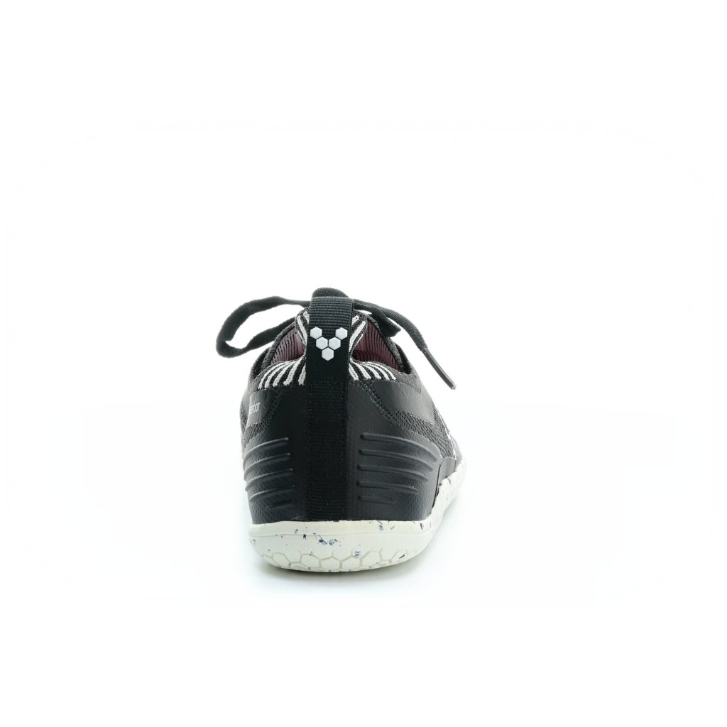 Vivobarefoot Geo Racer Knit L Obsidian Textil sportliche Barfußschuhe