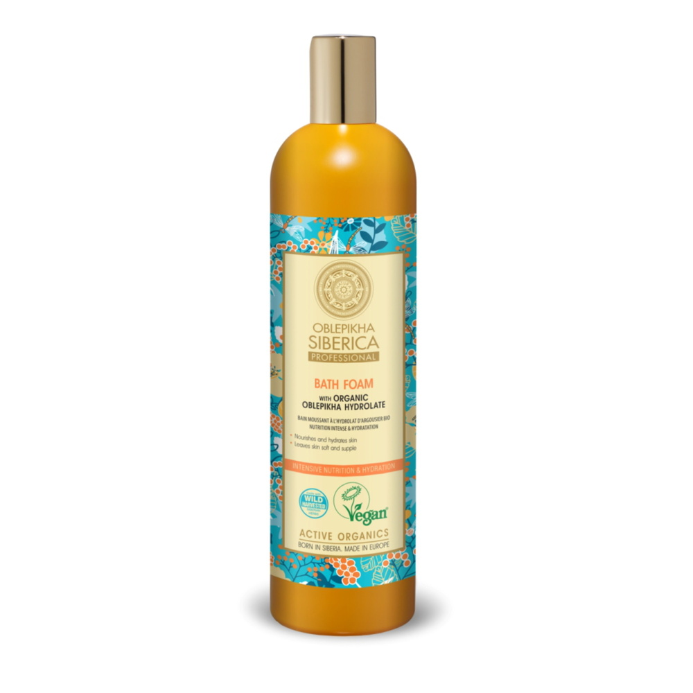 Natura Sibérica Bain Moussant à l’Argousier Nutrition &Hydratation Soin Corps Bain