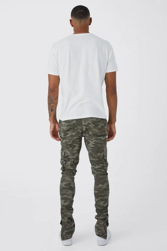 Tall Skinny Camouflage Cargo-Hose