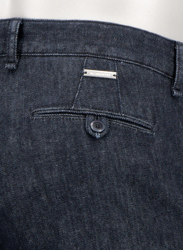 Alberto, Jeans Lou, Regular Fit, Kaschmir-Baumwolle, navy