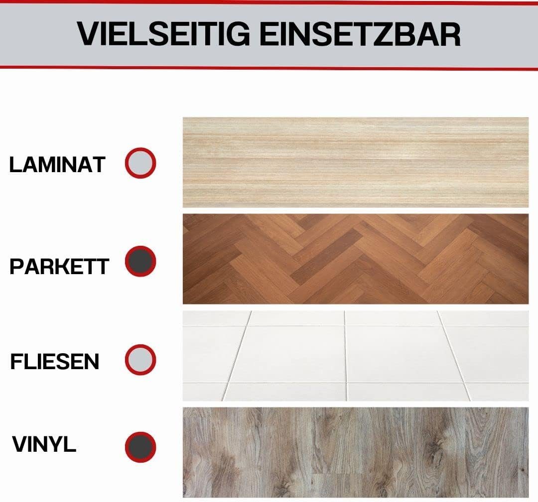 ToCi Filzgleiter Filzgleiter 300 Stk. Schwarz/Beige Mix selbstklebend Möbel Bodenschutz