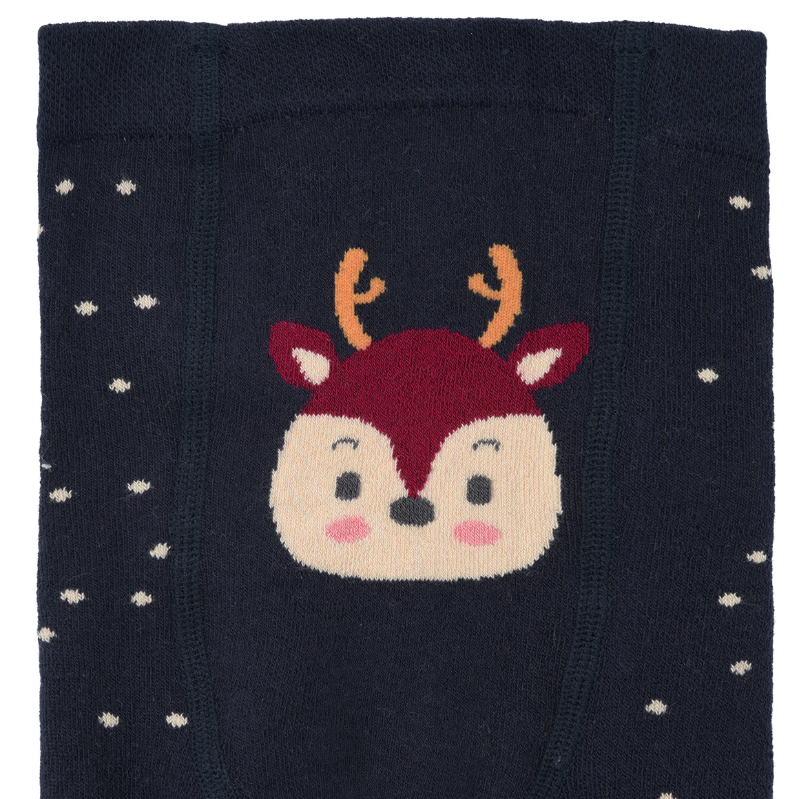 2 Baby Frottee-Leggings mit Punkten